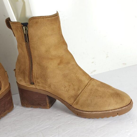 Sorel Women's Kate US 8 Brown Suede Waterproof Side Zip Boots Booties - Picture 6 of 12